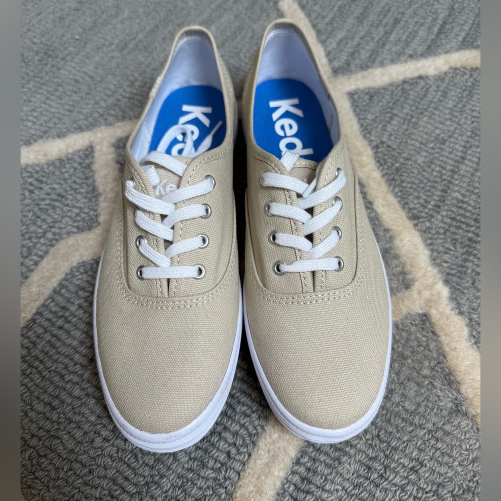 Keds Light Tan Canvas Sneakers